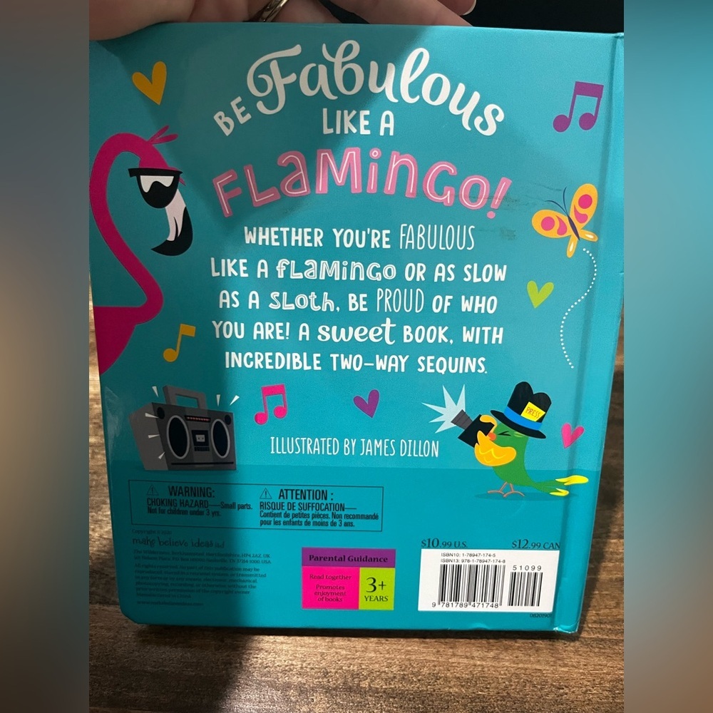 Be Fabulous Like a Flamingo Book - Picture 3 of 3